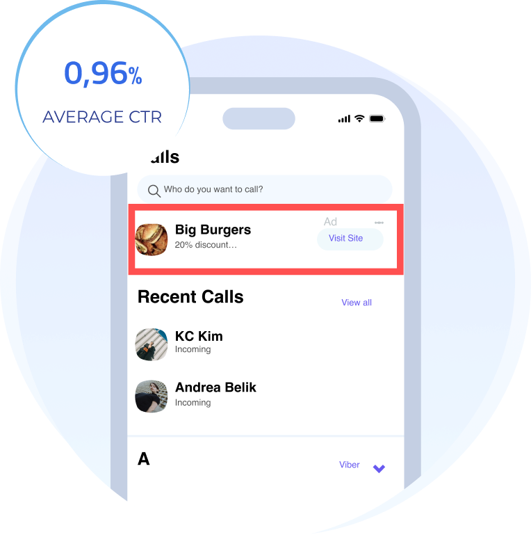 Call Screen Ads Image